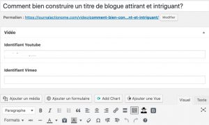 Titre de blogue