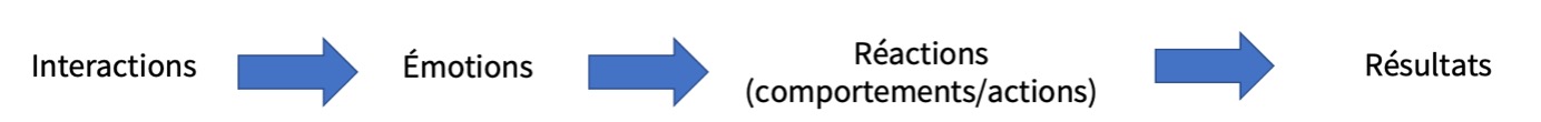 Leadership, Interactions, émotions, réactions, résultats