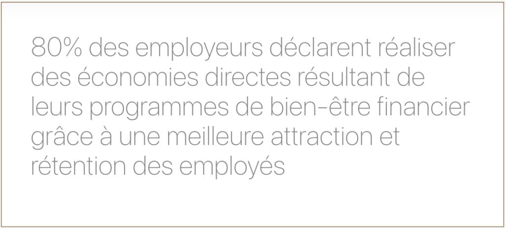 Rétention des employés, bien-être financier