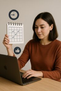 Publications régulières, réseaux sociaux, créer une habitude