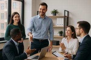 Influence RH, champion interne, leader, équipe