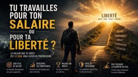 travailles pour ton salaire, liberté, valeur ajoutée