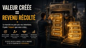 valeur créee, revenu récolté